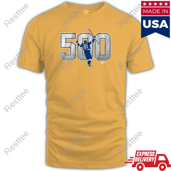 Tampa Bay Lightning Steven Stamkos 500 Goals Long Sleeve T Shirt