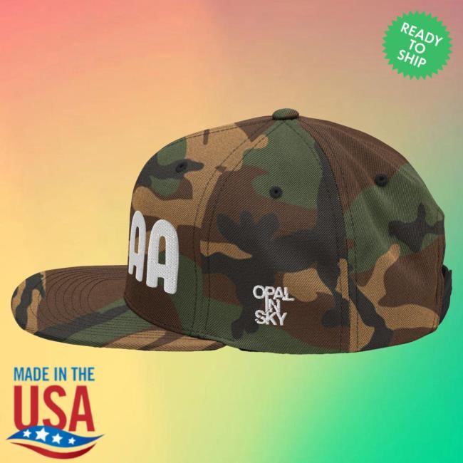 Official Opal In Sky "Raaaa" Snapback Green Camo Hat