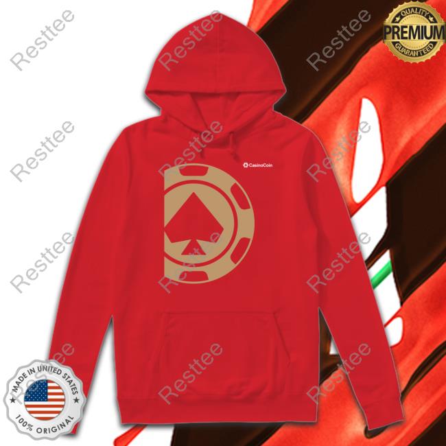 Xrpl Merch Casinocoin Gold Shirt Official Casinocoin Gold Hoodies