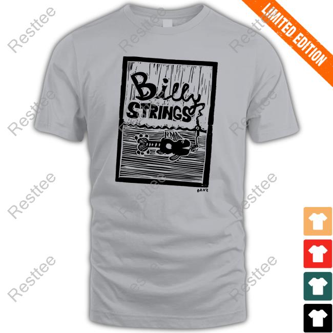 Billy Strings Merchandise #7 Danny Barnes Fish Guitar T Shirt