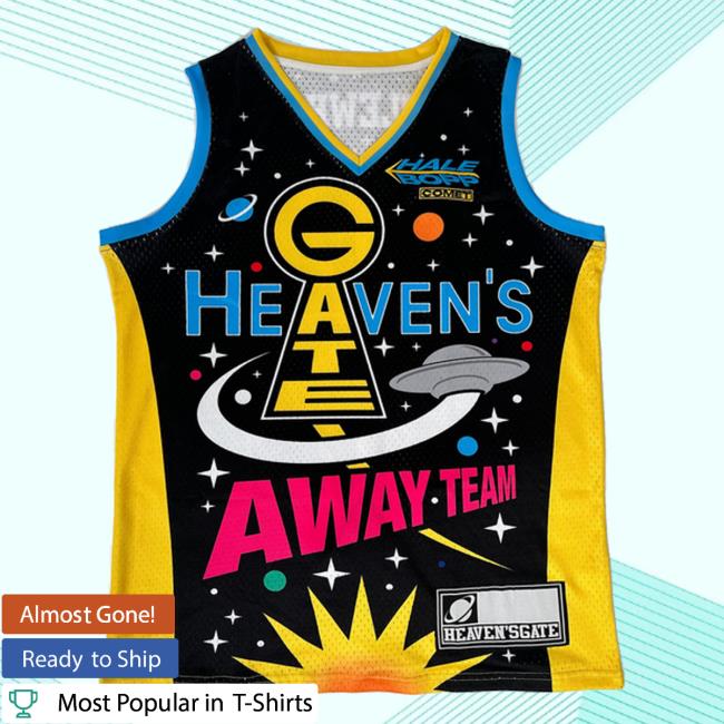 Good Shirts Merch Heaven's Gate Away Team Applewhite 97 Basketball Jersey