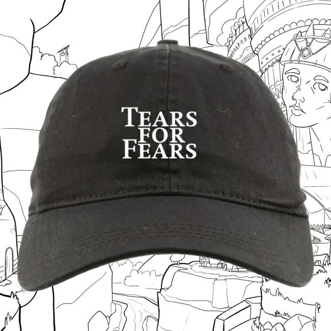 Official Tears For Fears Logo Black Twill Snapback Tears For Fears Logo Black Twill Snapback