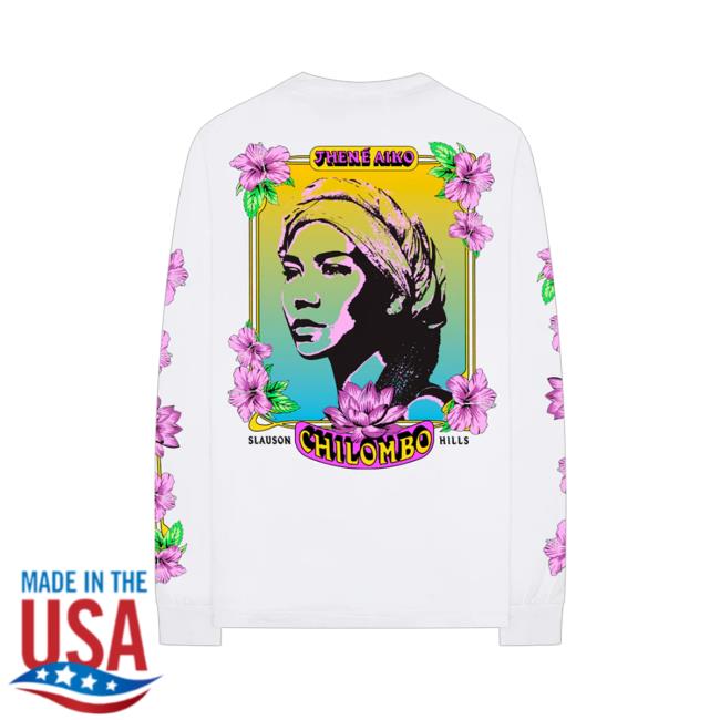 Jhene Aiko merch Chilombo Lotus Long Sleeve T Shirt Official Jhene Aiko merch Chilombo Lotus Hoodie