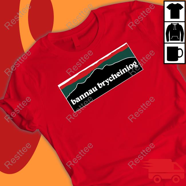 Cymru Retro Merch Bannau Brycheiniog T-Shirt