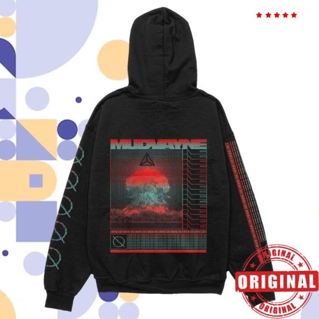 Official Mudvayne Merch Death Blooms Hooded Sweatshirt