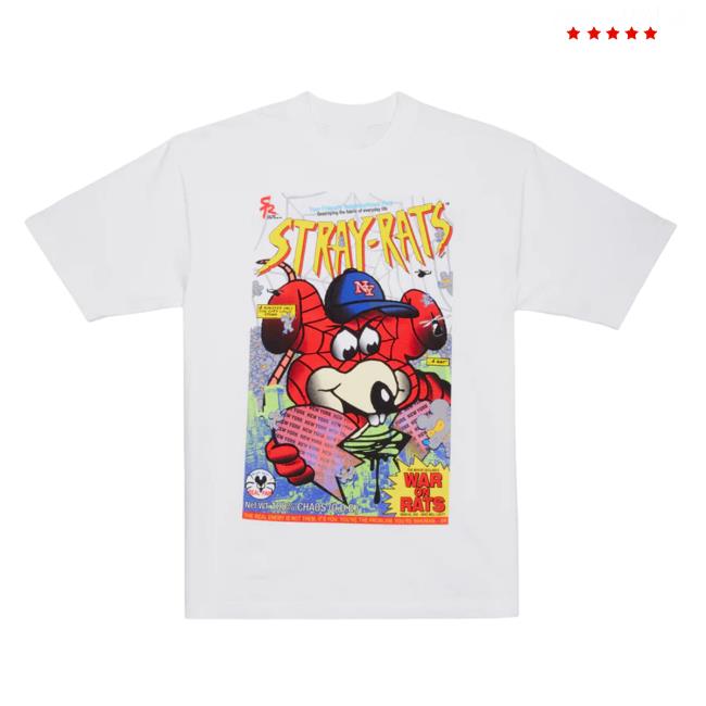 Official Stray Rats War On Rats T Shirt