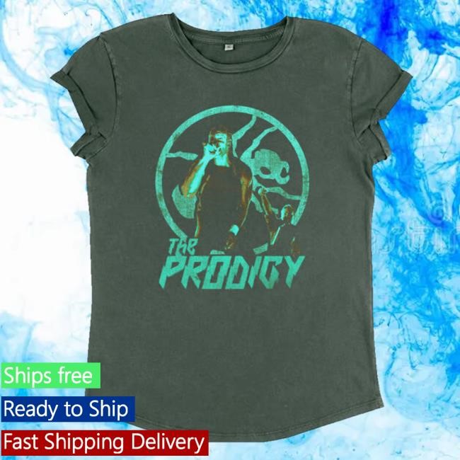 Official The Prodigy Prodigy Attack Mode Photo Tshirt - Green (Mens & Womens Available) Official The Prodigy Prodigy Attack Mode Photo Tees - Green (Mens & Womens Available)