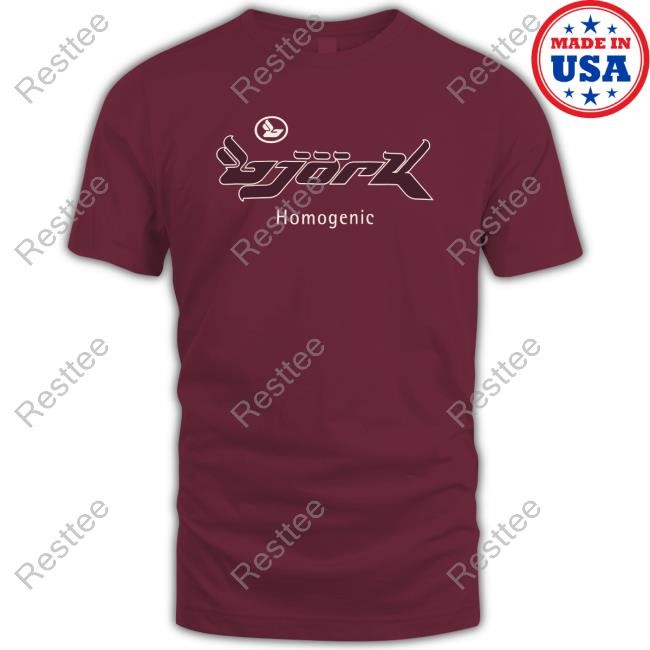 Official Bjork Homogenic Shirt Björk: Homogenic Shirt