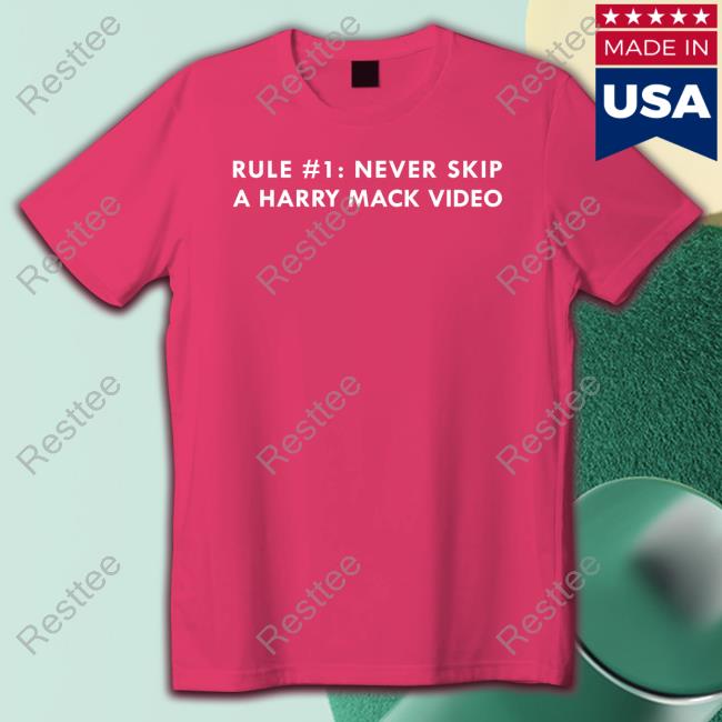 Harry Mack Merch Rule #1 Never Skip A Harry Mack Video Long Sleeve T Shirt Harrymackofficial