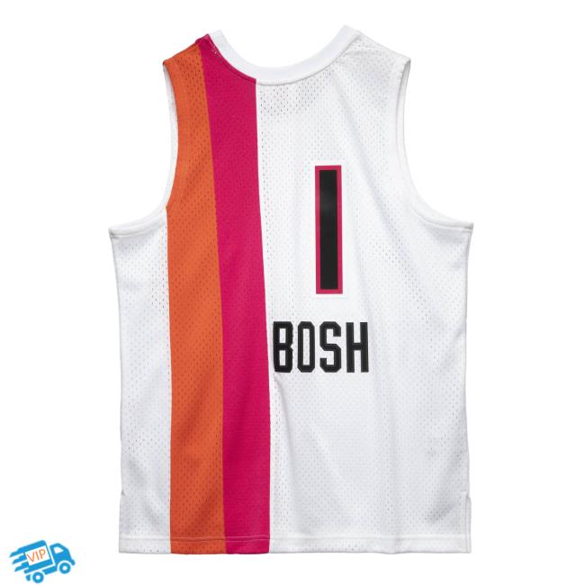 Official Moda3 Mitchell And Ness Heat Chris Bosh '11-12 Swingman Jersey Tank Shirt Official Moda3 Mitchell And Ness Heat Chris Bosh '11-12 Swingman Jersey Tank T Shirt