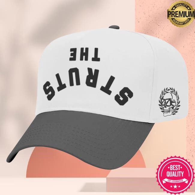 Official The Struts Store Shop Upside Down Text Cap - White