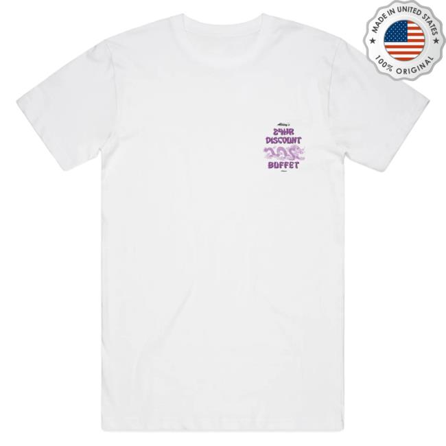 Official Allday Merch Store Allday / Allday's 24Hr Discount Buffet / White Popover Shirt Official Allday Merch Store Allday / Allday's 24Hr Discount Buffet / White Shirt 2024