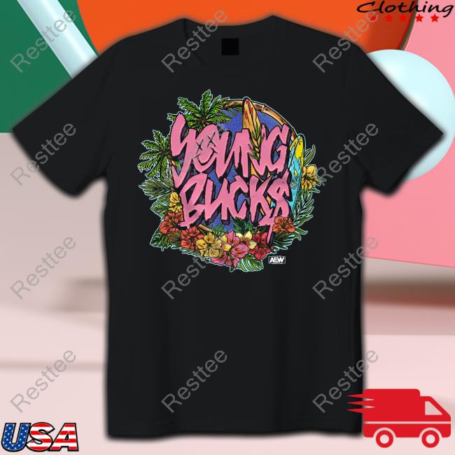 Official Aew Shop Young Bucks Love Maui Shirt