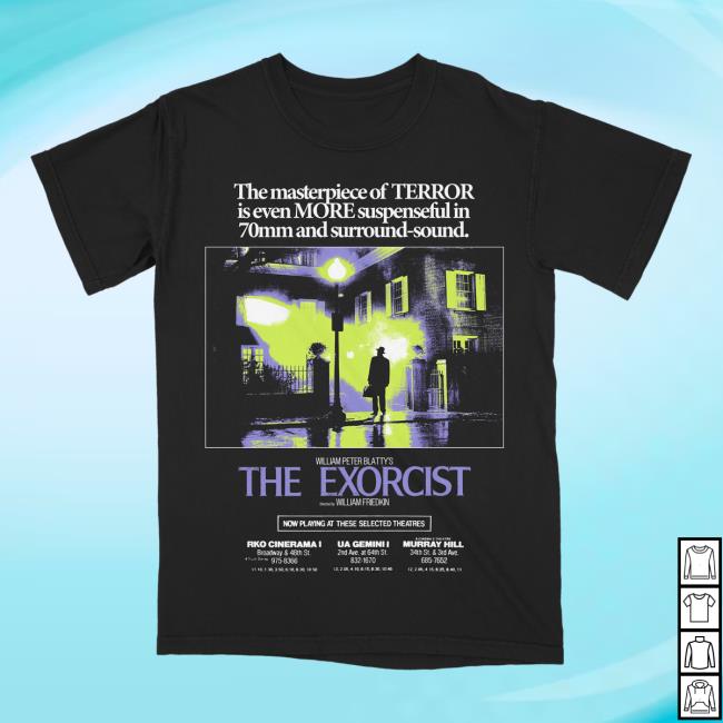 Official Studiohouse Designs The Exorcist Movie Promo New Shirt