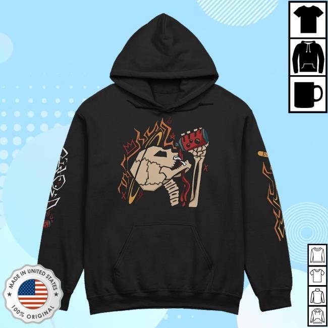Official Just Roll With It clothing Demons Popover Hoodie Jrwishow