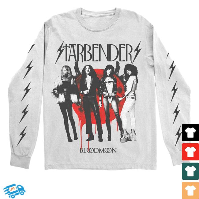 Official Starbenders Blood Moon White Shakawear Longsleeve T Shirt