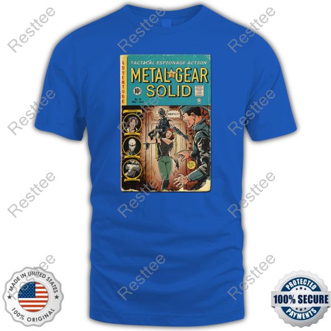 Metal Gear Solid Comic Book Covers Hoodie Metal Gear Solid Comic Book Covers Tee