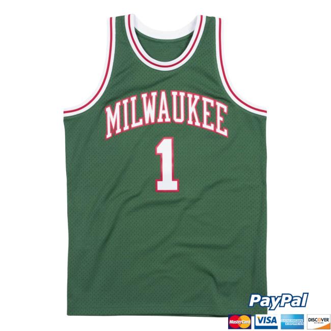 Official Moda3 Mitchell And Ness Bucks Oscar Robertson Road '71-72 Swingman Basketball Jersey Tank Top New Shirt