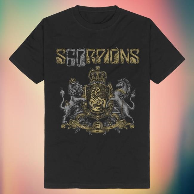Scorpions Hannover Crest Tshirt Scorpions Store Shop Merch Official Scorpions Hannover Crest Tees Scorpions Store Shop Merch Official