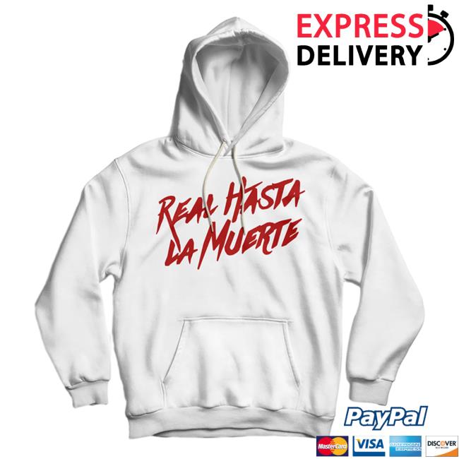 Official Anuel Aa Clothing Store Shop Anuelmerch RHLM Real Hasta La Muerte Hoodies White / Red Anuelaa Merch