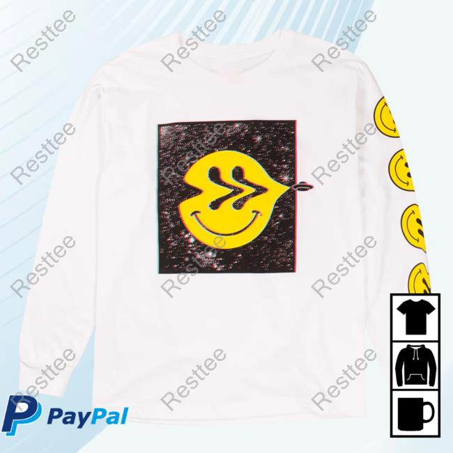 Official Elvis The Alien Ayylien Clothing Distorted Smiley Sweater