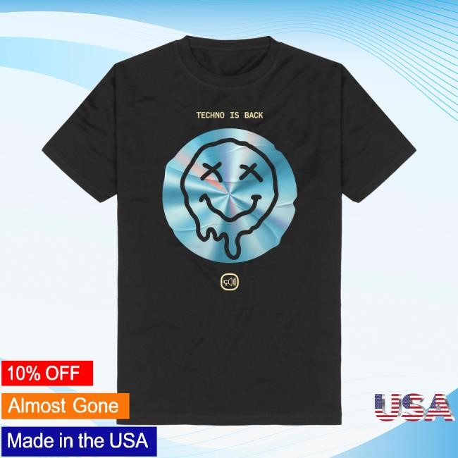Techno Is Back Shirt New - Scooter Merch & Clothing Store Scooter Band Apparel Shop