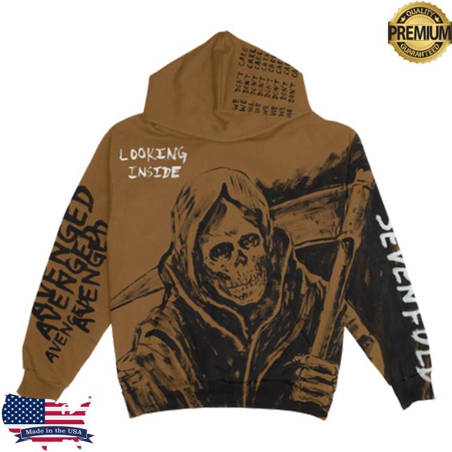Official Avenged Sevenfold Store Shop A7x World Looking Inside Pull Over Hoodie Avengedsevenfold Merch