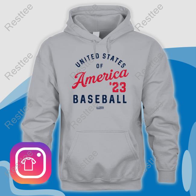 United States Of America Baseball New Tee Official United States Of America Baseball T-Shirt