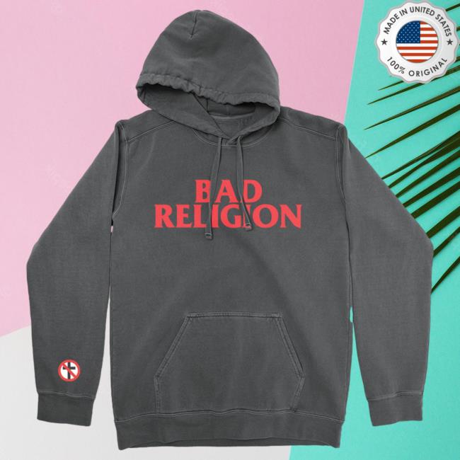 Official Kings Road Merch Store Bad Religion Logo Sweater (Granite) BadReligion Kings Road Shop