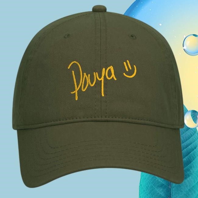 Official Pouya Merch Store Shop Pouya Signature Dad Hat - Green Official Pouya Merch Store Shop Pouya Signature Dad Hat - Green