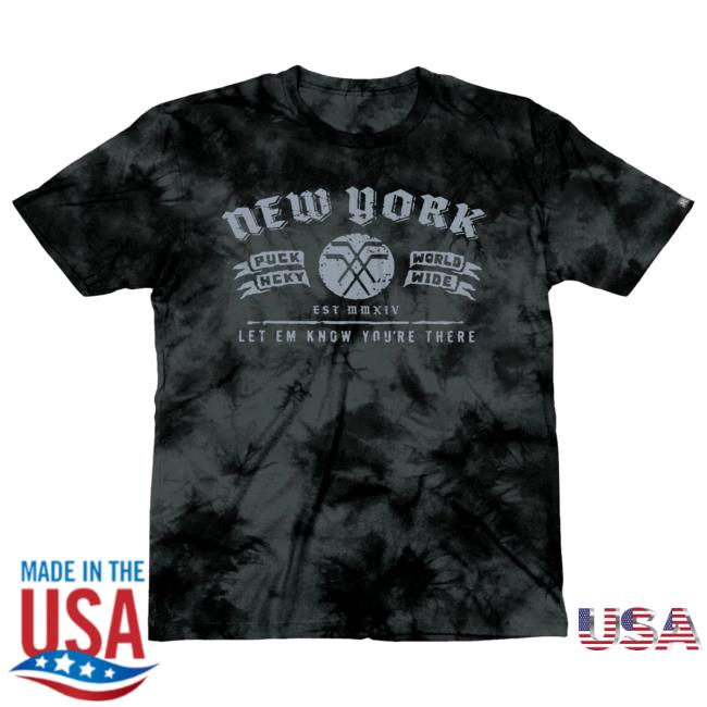 Puck Hcky 'New York City' Hockey Tie-Dye Tee