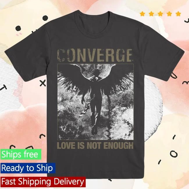 Converge "Love Is Not Enough - Pepper" Tshirt Evil Greed Merch Store Official