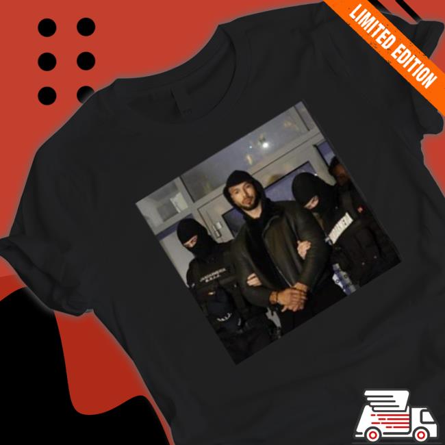 Andrew Tate Arrest Long Sleeve Shirt Andrew Tate Arrest Shirts
