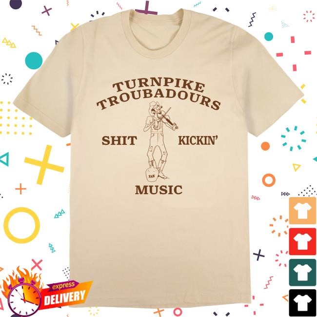 Official Turnpike Troubadours Merch Shop Fiddler New Shirt (Maroon)