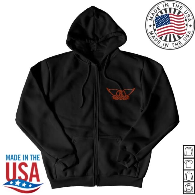 Official Aerosmith Shop Tour '77 Zip Hoodie