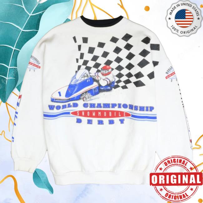 Official Throwback Vault Vintage World Championship Snowmobile Derby Sweaters Racing 90S 3D AOP All Over Print