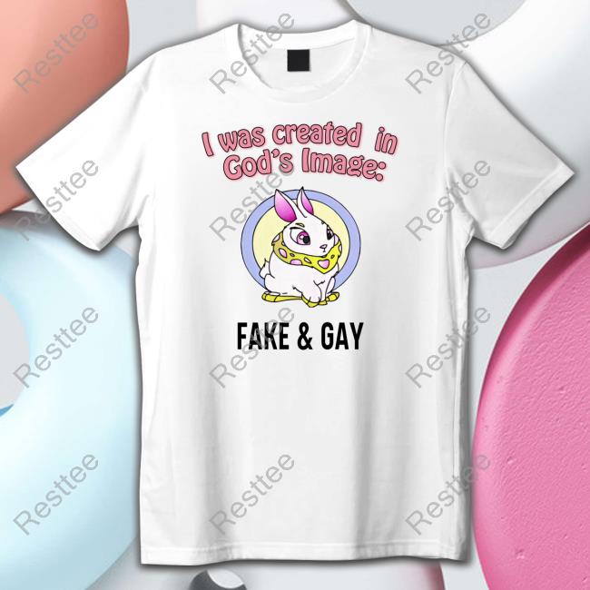 I Was Created In God's Fake & Gay Long Sleeve T Shirt Omgchomp
