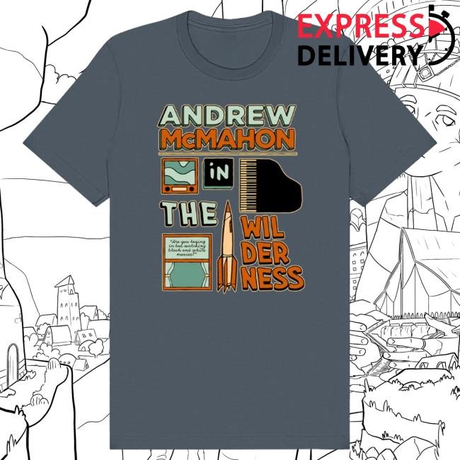 Official Andrew Mcmahon Piano and Rocket Hot Shirt Official Andrew Mcmahon Piano and Rocket New Shirt