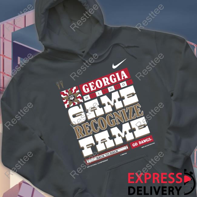 Georgia Bulldogs Game Recognize Fame Shirt
