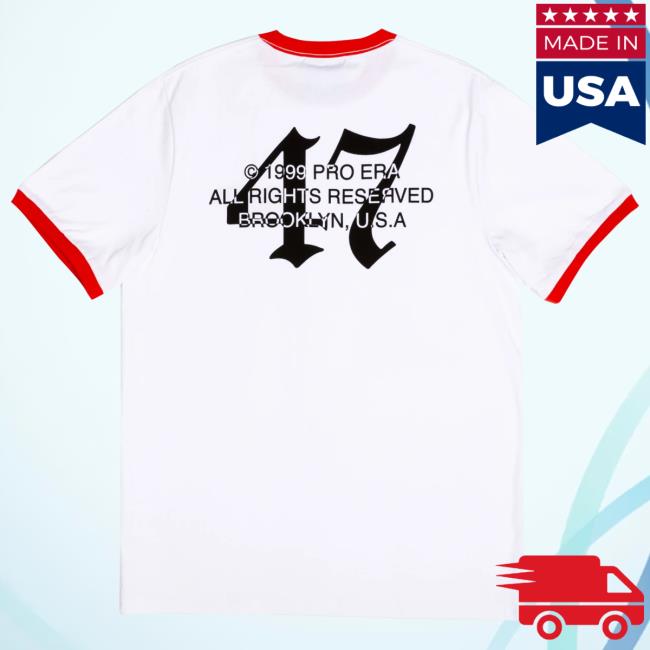 Pro Era Ringer Tee Shirt (Red) Pro Era Ringer New Shirt