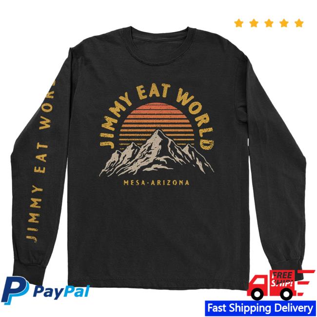 Official Jimmy Eat World Merch Four Peaks Long Sleeve (Black)