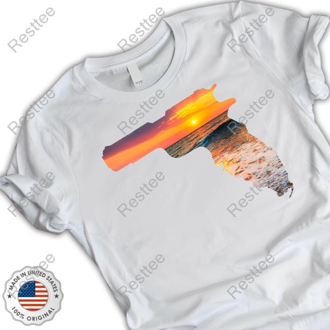Billy Baldwin Florida The Gunshine State Gun Map Shirts Official Florida The Gunshine State Gun Map Shirts
