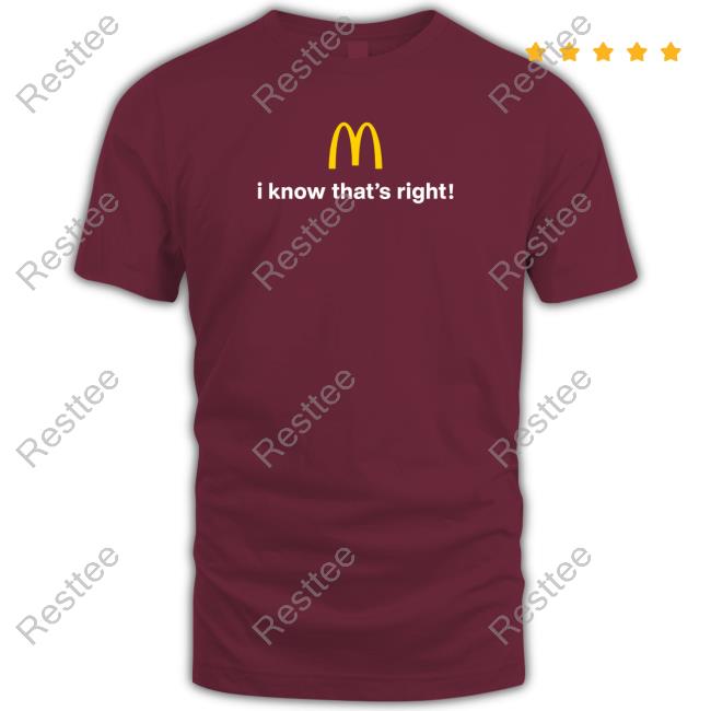 The Cardi B & Offset Meal Merch I Know That's Right Mcdonald's Hoodie