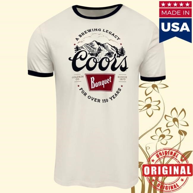 Official Coors Banquet Legacy Ringer Top Shirt