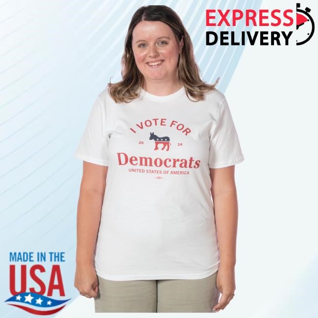 Official Democrat Merch Store I Vote for Democrats Shirts (Eagle Version) Democrat Apparel Clothing Shop