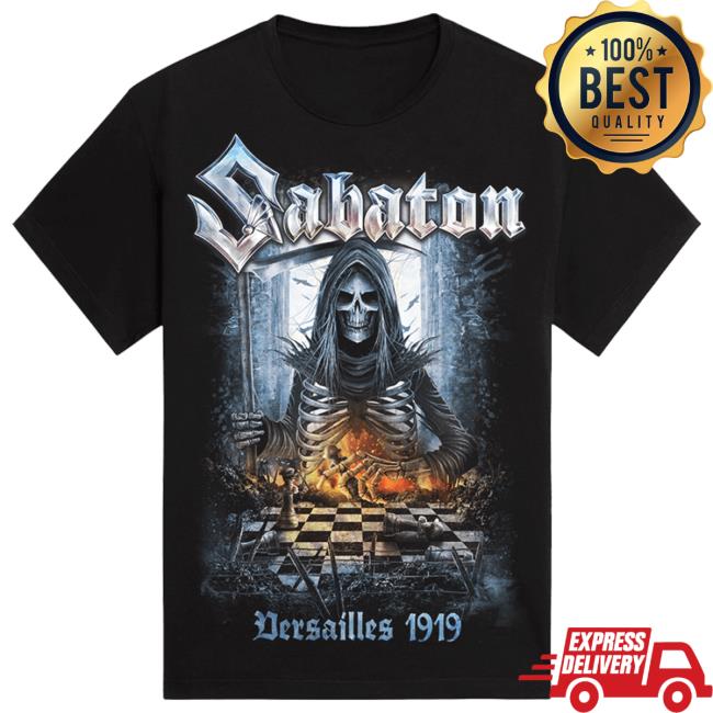 Official Sabaton Merch Store Sabaton Versailles 1919 Top Shirt Sabaton Shop