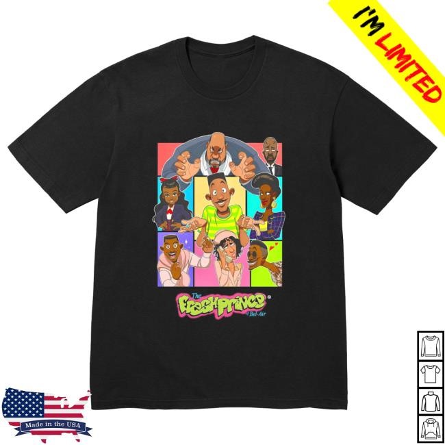 The Fresh Prince As A Cartoon Shirt