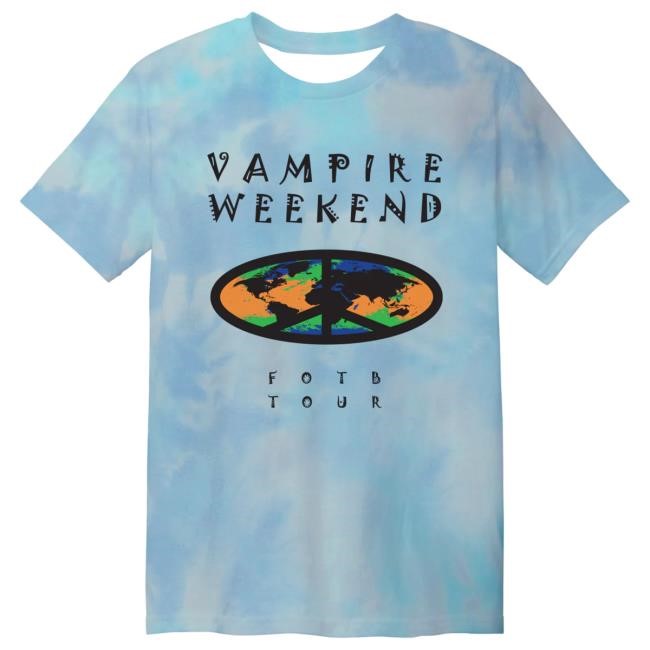 Official Vampire Weekend Jokerman FOTB Tour Tees