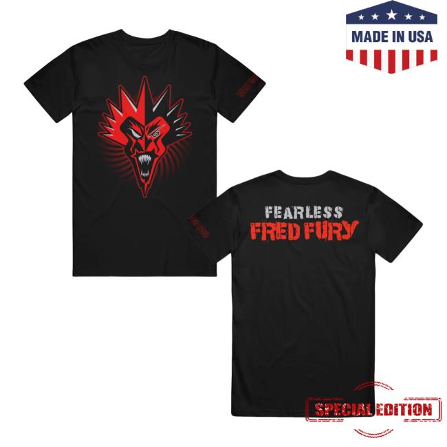 Official Icp Merch Clothing Store Insane Clown Posse Fearless Fred Fury Hypnotic Red Fred Black Shirt New
