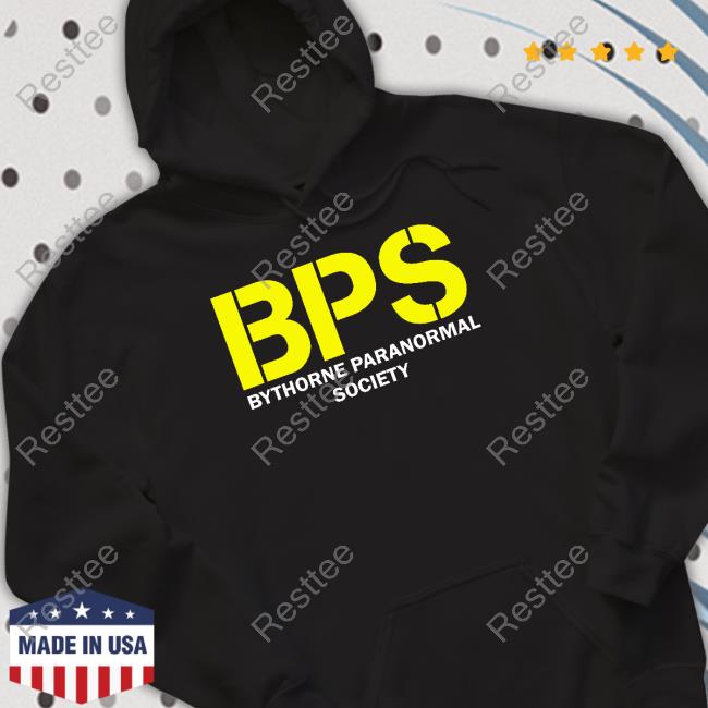 Official Mandela Catalogue Merch Bps Bythorne Paranormal Society T Shirt